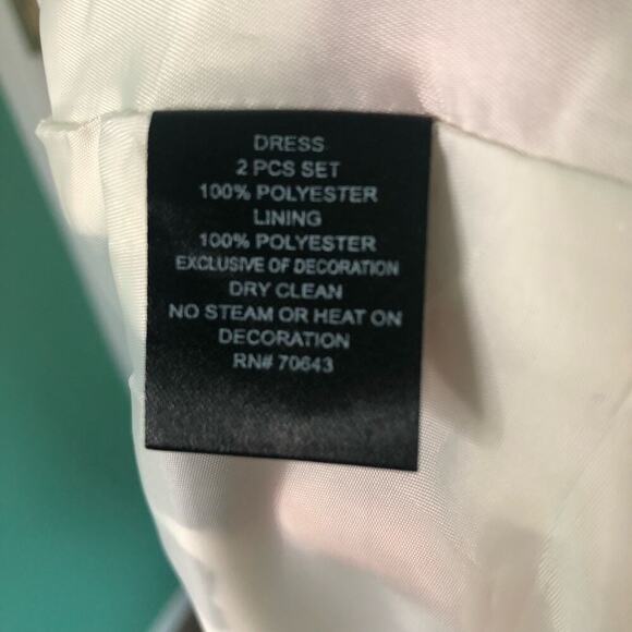 Jessica Howard Black & White Floral Cocktail Party Formal Dress - Size 14P - Picture 7 of 10